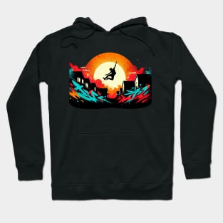 Parcour Jumper Graffiti Design Hoodie